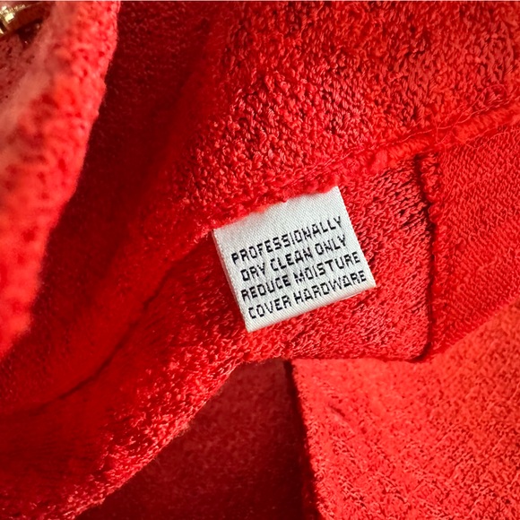 Vintage Y2K St. John Collection Women's Red Beaded Blazer - Picture 14 of 16